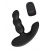 Черный силиконовый стимулятор простаты Levett Nitoc с пультом ДУ - Levett - в Бийске купить с доставкой