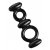 Двойное эрекционное кольцо Dual Stretch To Fit Cock and Ball Ring - XR Brands - в Бийске купить с доставкой