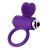 Фиолетовое виброкольцо с ресничками JOS PERY - JOS - в Бийске купить с доставкой