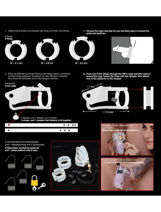 Набор для мужского пояса верности Cock Cage Set - Orion - купить с доставкой в Бийске