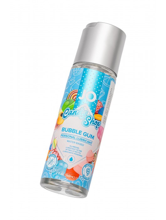 Смазка на водной основе Candy Shop Bubblegum с ароматом жвачки - 60 мл. - System JO - купить с доставкой в Бийске
