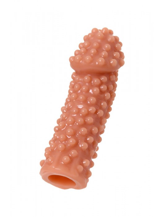 Телесная насадка на фаллос с бугорками KOKOS Extreme Sleeve 10 - 15,8 см. - KOKOS - в Бийске купить с доставкой