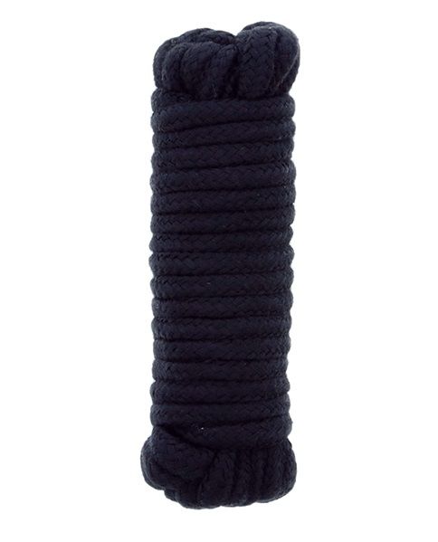 Чёрная веревка для связывания BONDX LOVE ROPE - 5 м. - Dream Toys - купить с доставкой в Бийске