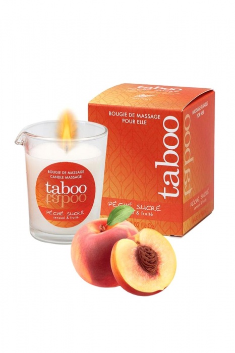 Массажное аромамасло с афродизиаками для женщин RUF Taboo Peche sucre - 60 гр. - RUF - купить с доставкой в Бийске