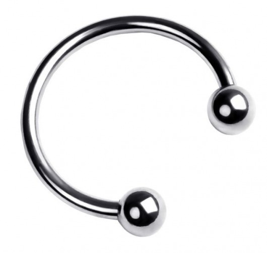 Серебристая подкова на головку пениса - ToyFa - купить с доставкой в Бийске