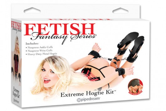 Наручники и наножники с фиксацией Extreme Hog-Tie Kit - Pipedream - купить с доставкой в Бийске