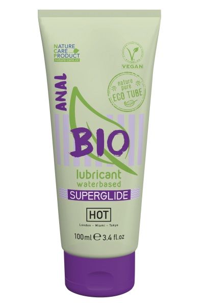 Интимный увлажняющий анальный гель BIO SuperGlide - 100 мл. - HOT - купить с доставкой в Бийске