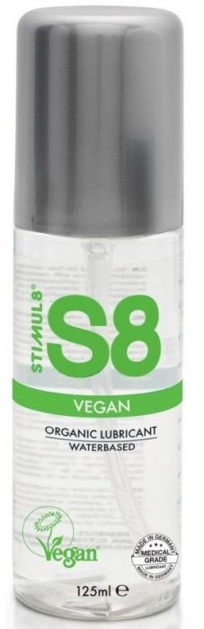 Веганский лубрикант на водной основе S8 Vegan Lube - 125 мл. - Stimul8 - купить с доставкой в Бийске