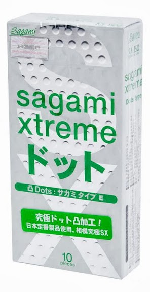 Презервативы Sagami Xtreme Type-E с точками - 10 шт. - Sagami - купить с доставкой в Бийске