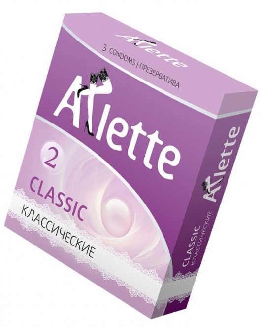 Классические презервативы Arlette Classic - 3 шт. - Arlette - купить с доставкой в Бийске