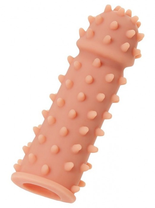 Телесная реалистичная насадка KOKOS Extreme Sleeve 03 с дополнительной стимуляцией - 12,7 см. - KOKOS - в Бийске купить с доставкой