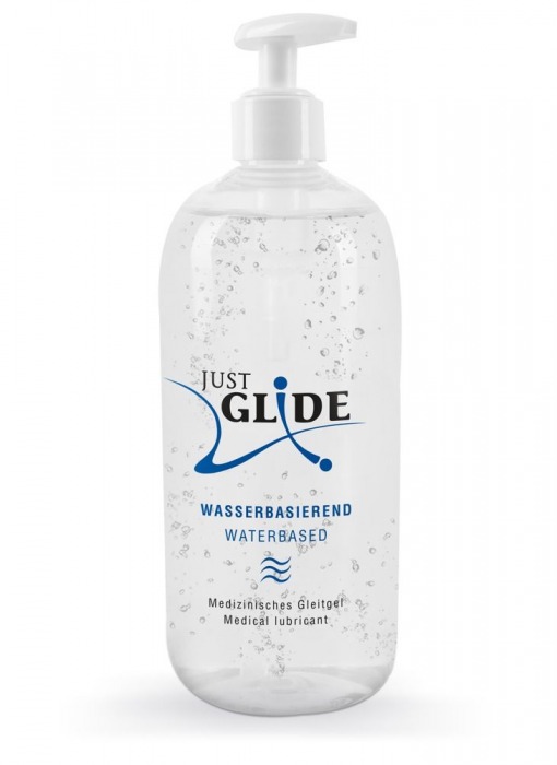 Гель-смазка на водной основе Just Glide с дозатором - 500 мл. - Orion - купить с доставкой в Бийске