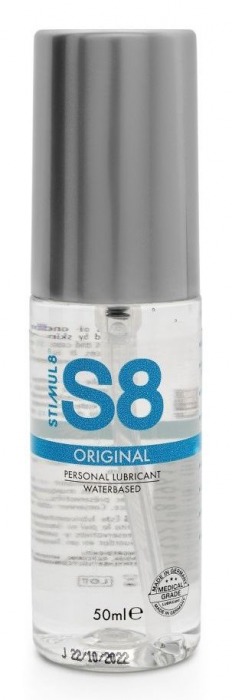 Универсальный лубрикант на водной осноdе S8 Original Lube - 50 мл. - Stimul8 - купить с доставкой в Бийске