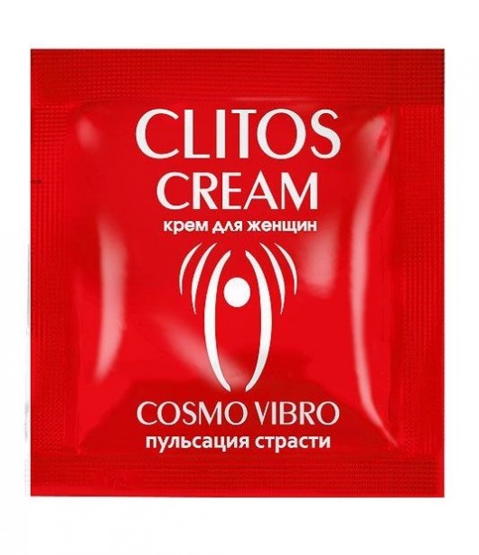 Пробник возбуждающего крема для женщин Clitos Cream - 1,5 гр. - Биоритм - купить с доставкой в Бийске
