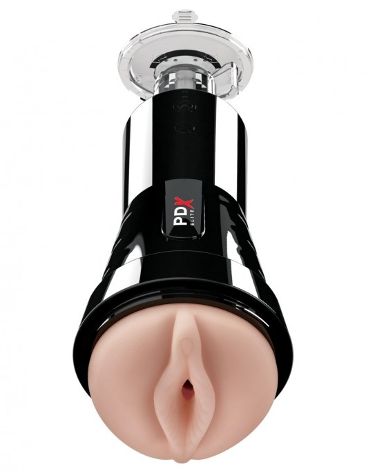 Телесный вибромастурбатор-вагина Cock Compressor Vibrating Stroker - Pipedream - в Бийске купить с доставкой