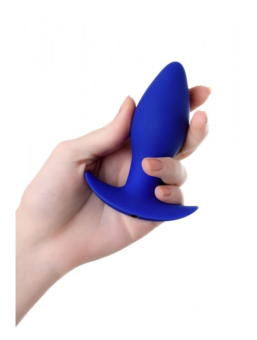 Синяя анальная вибровтулка Fancy - 10,7 см. - ToyFa