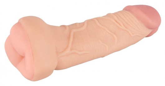 Телесная насадка-мастурбатор 2-in-1 Extension Masturbator - 21 см. - Orion - в Бийске купить с доставкой