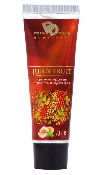 Интимный съедобный лубрикант JUICY FRUIT с ароматом дыни - 30 мл. - БиоМед - купить с доставкой в Бийске