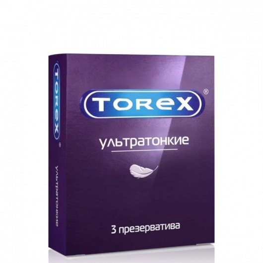 Презервативы Torex  Ультратонкие  - 3 шт. - Torex - купить с доставкой в Бийске