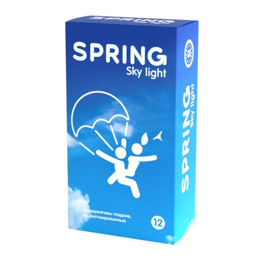 Ультратонкие презервативы SPRING SKY LIGHT - 12 шт. - SPRING - купить с доставкой в Бийске