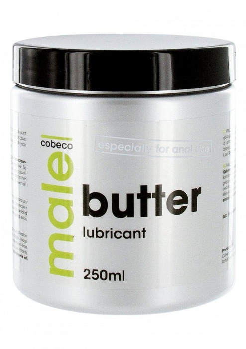 Анальный лубрикант MALE Cobeco Butter Lubricant - 250 мл. - Cobeco - купить с доставкой в Бийске