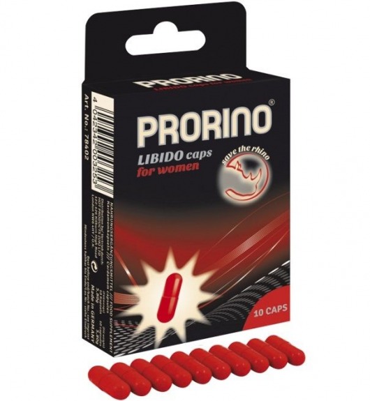 БАД для женщин ero black line PRORINO Libido Caps - 10 капсул - Ero - купить с доставкой в Бийске