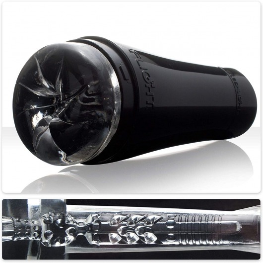 Черный мастурбатор-анус Fleshlight - Flight Pilot - Fleshlight - в Бийске купить с доставкой