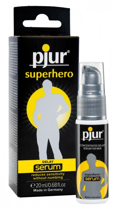 Сыворотка-пролонгатор pjur SUPERHERO Delay Serum - 20 мл. - Pjur - купить с доставкой в Бийске