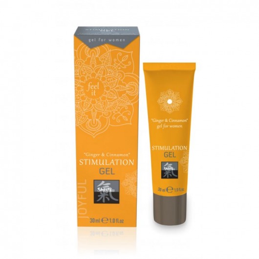 Возбуждающий интимный гель STIMULATION GEL Ginger   Cinnamon - 30 мл. - Shiatsu - купить с доставкой в Бийске