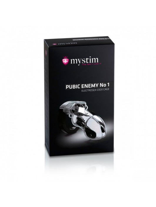 Пояс верности с электростимуляцией Pubic Enemy №1 - MyStim - купить с доставкой в Бийске