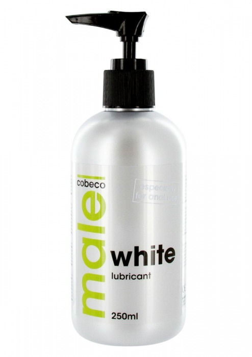Анальная смазка на водной основе MALE Cobeco White Lubricant - 250 мл. - Cobeco - купить с доставкой в Бийске