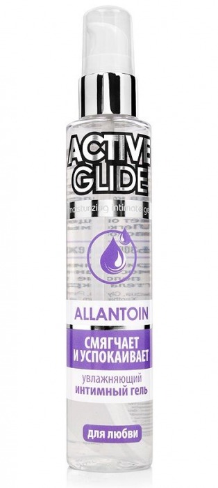 Увлажняющий интимный гель Active Glide Allantoin - 100 гр. - Биоритм - купить с доставкой в Бийске