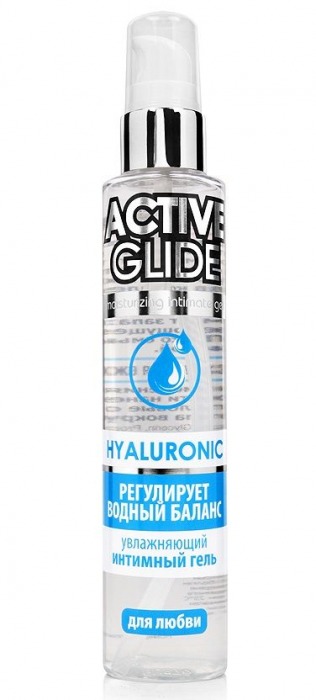 Увлажняющий интимный гель Active Glide Hyaluronic - 100 гр. - Биоритм - купить с доставкой в Бийске