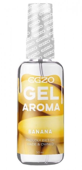 Интимный лубрикант EGZO AROMA с ароматом банана - 50 мл. - EGZO - купить с доставкой в Бийске