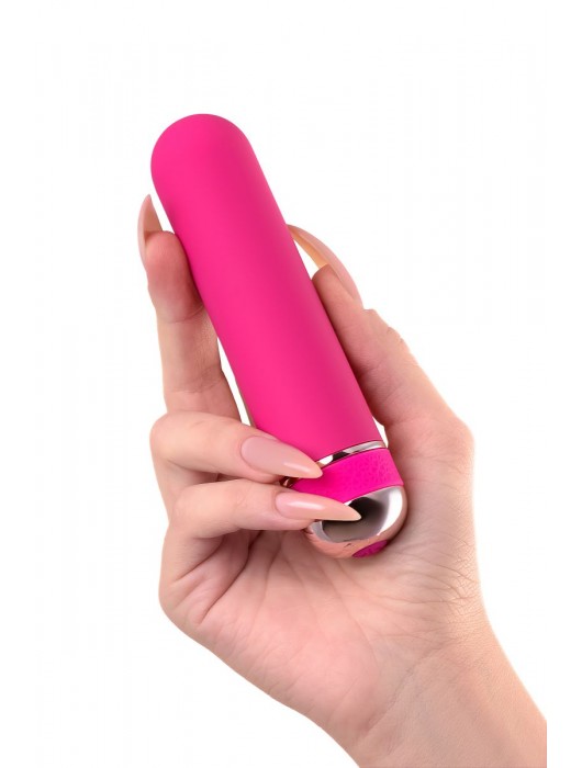 Розовый нереалистичный мини-вибратор Mastick Mini - 13 см. - A-toys