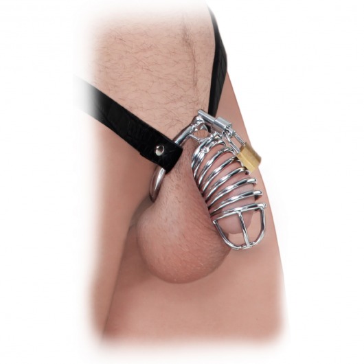 Кольцо верности Extreme Chastity Belt с фиксацией головки - Pipedream - купить с доставкой в Бийске