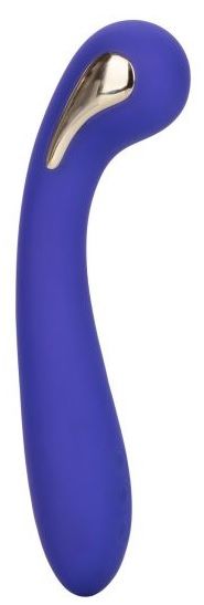 Фиолетовый вибромассажер с электростимуляцией Intimate Estim Petite G Wand - 19 см. - California Exotic Novelties - купить с доставкой в Бийске