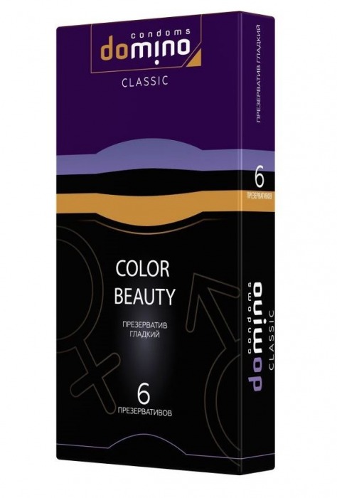 Разноцветные презервативы DOMINO Colour Beauty - 6 шт. - Domino - купить с доставкой в Бийске