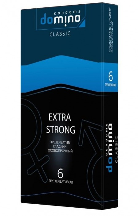 Суперпрочные презервативы DOMINO Extra Strong - 6 шт. - Domino - купить с доставкой в Бийске