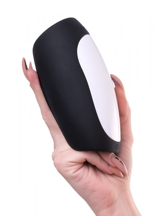 Черно-белый перезаряжаемый мастурбатор Erotist Hailstorm - Erotist Adult Toys - в Бийске купить с доставкой