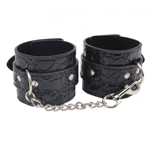 Черные наручники Be good Wrist Cuffs - Chisa - купить с доставкой в Бийске