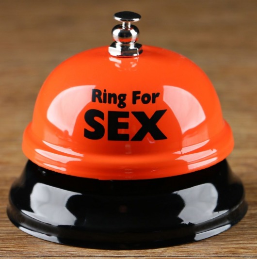 Настольный звонок RING FOR SEX - Сима-Ленд - купить с доставкой в Бийске