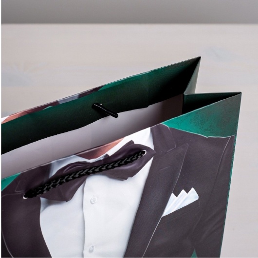 Бумажный пакет «Лучшему!» - 23 х 27 см. - Сима-Ленд - купить с доставкой в Бийске