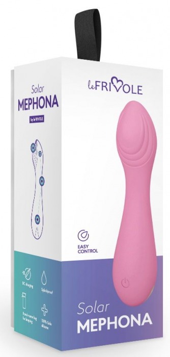 Розовый мини-вибратор Mephona - 11,7 см. - Le Frivole