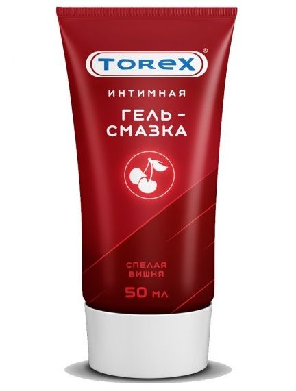 Смазка на водной основе TOREX  Спелая вишня  - 50 мл. - Torex - купить с доставкой в Бийске