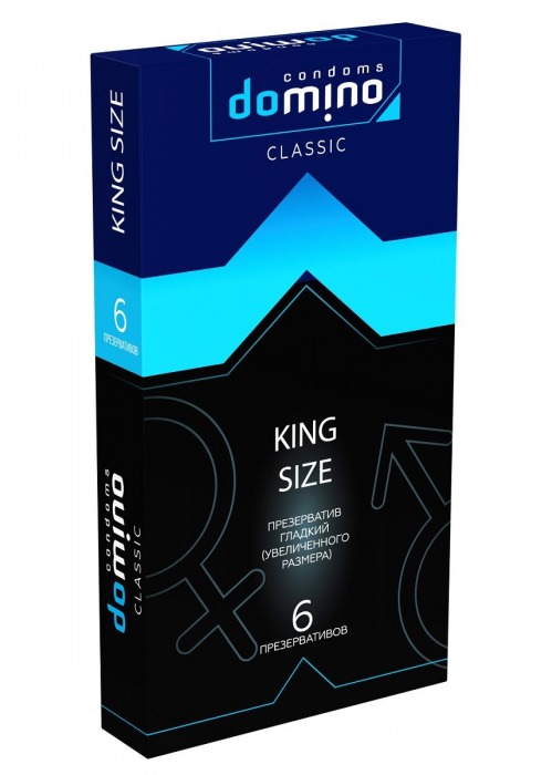 Презервативы увеличенного размера DOMINO Classic King size - 6 шт. - Domino - купить с доставкой в Бийске