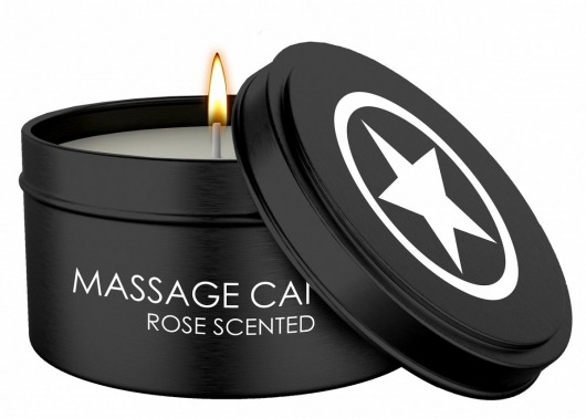 Массажная свеча с ароматом розы Massage Candle - Shots Media BV - купить с доставкой в Бийске