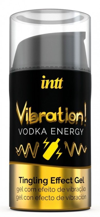 Жидкий интимный гель с эффектом вибрации Vibration! Vodka Energy - 15 мл. - INTT - купить с доставкой в Бийске