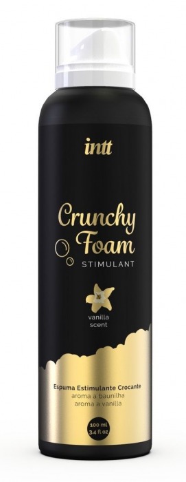 Пенка для массажа Crunchy Foam Stimulant Vanilla - 100 мл. - INTT - купить с доставкой в Бийске