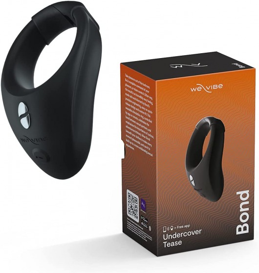 Черное эрекционное кольцо для ношения We-Vibe Bond - We-vibe - в Бийске купить с доставкой